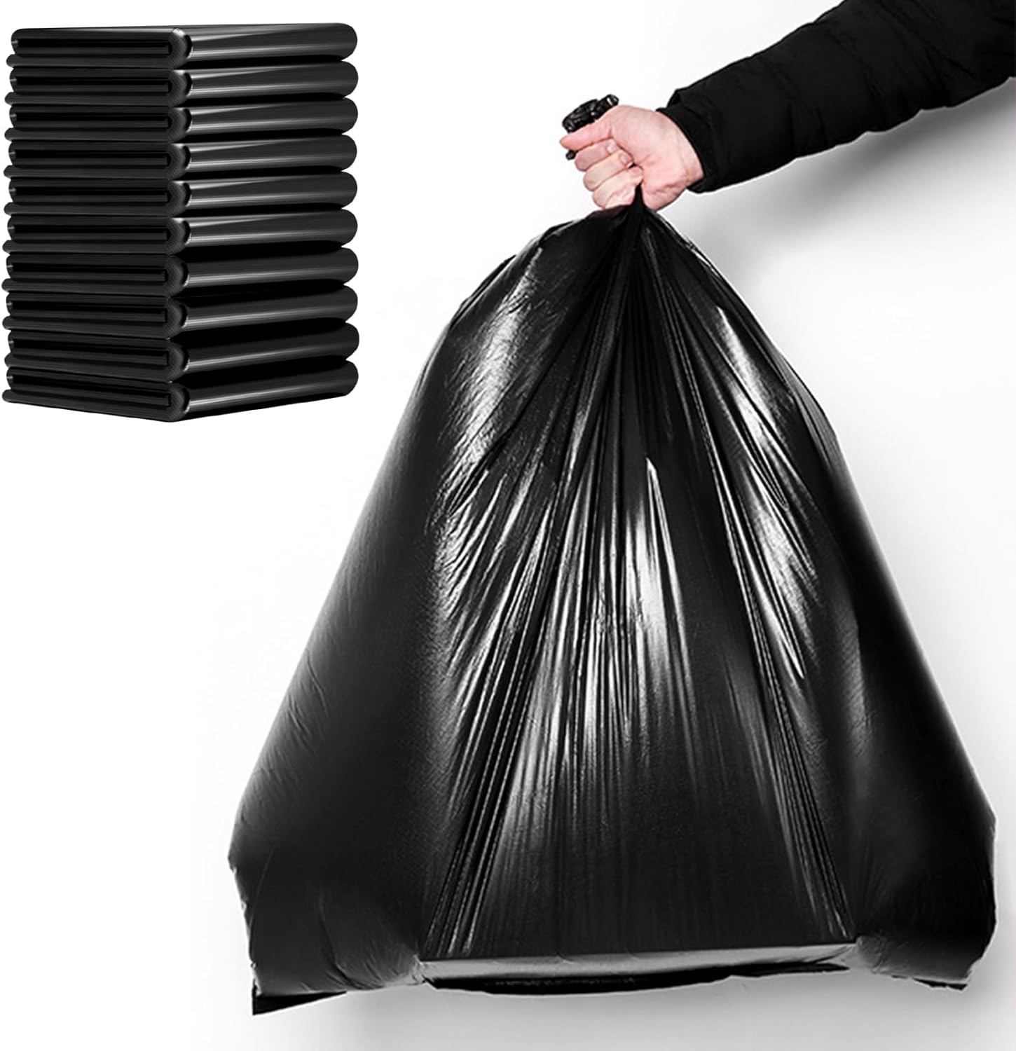 Amazon.com: EasyDaa Medium Trash Bags, 8 Gallon Bathroom Garbage Bags ...