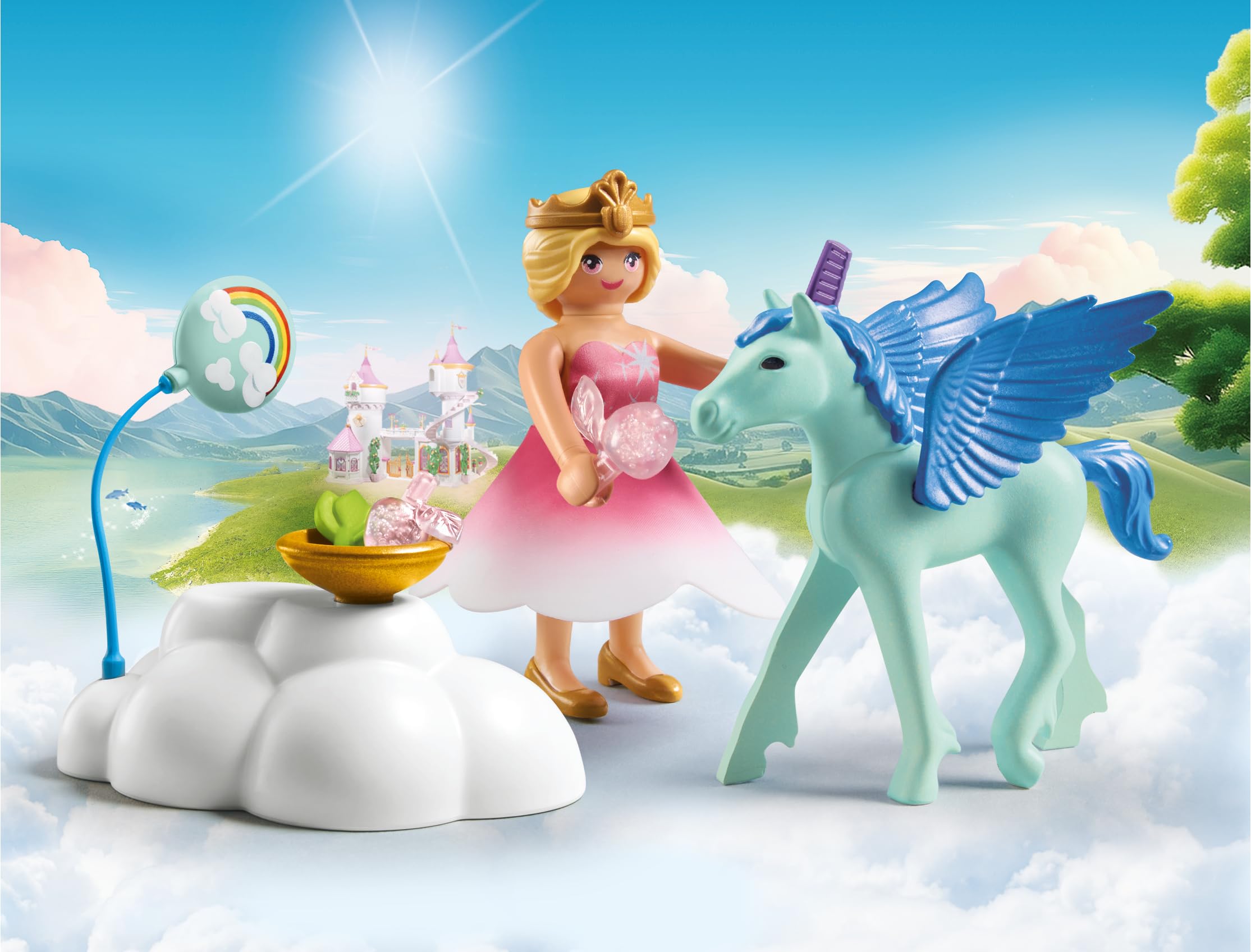 PLAYMOBIL 71802 Księżniczka i skrzydlaty źrebak z chmurą