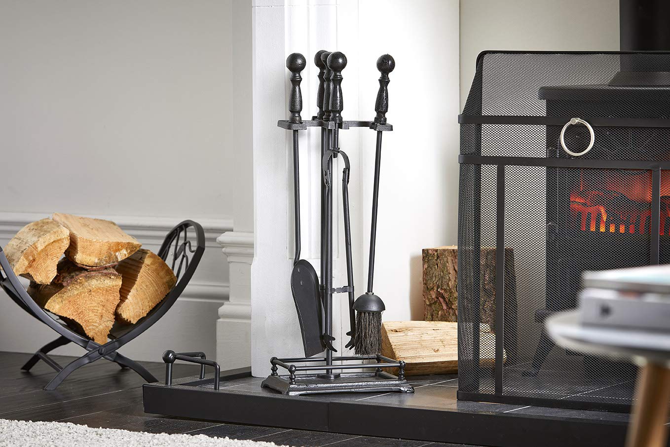 Inglenook 5 Piece Black Fire Place Tool Set FIRE30