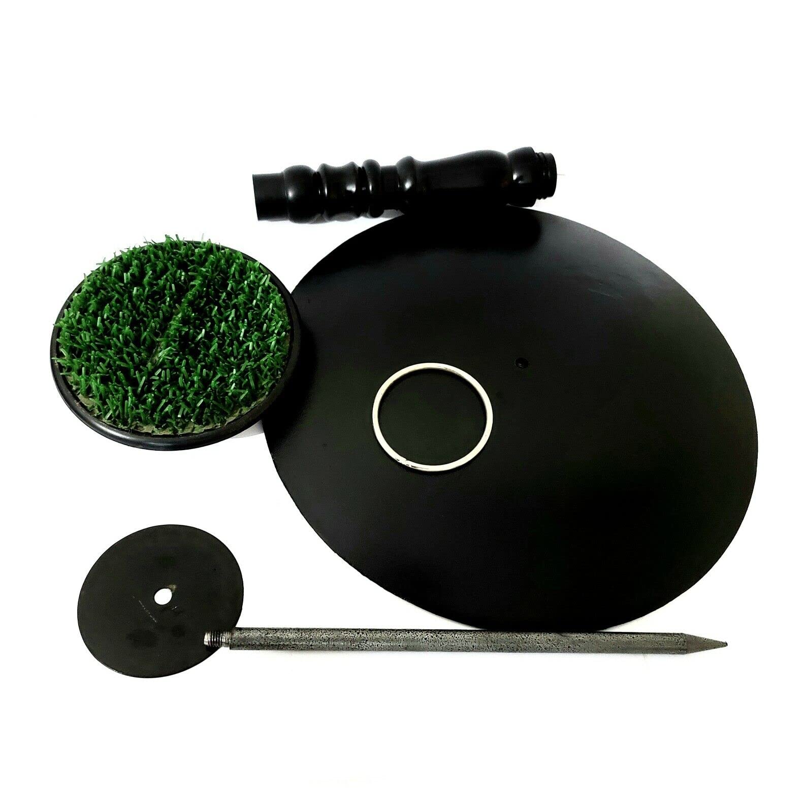 Nueva Percha de bloque de fibra de cetrería 6.5 pulgadas para interiores y exteriores, base de acero pesado AstroTurf