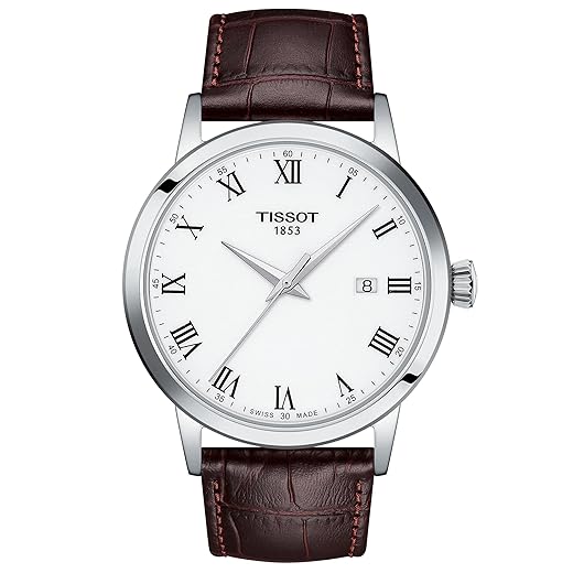Tissot Mens Classic Dream Stainless Steel Dress Watch