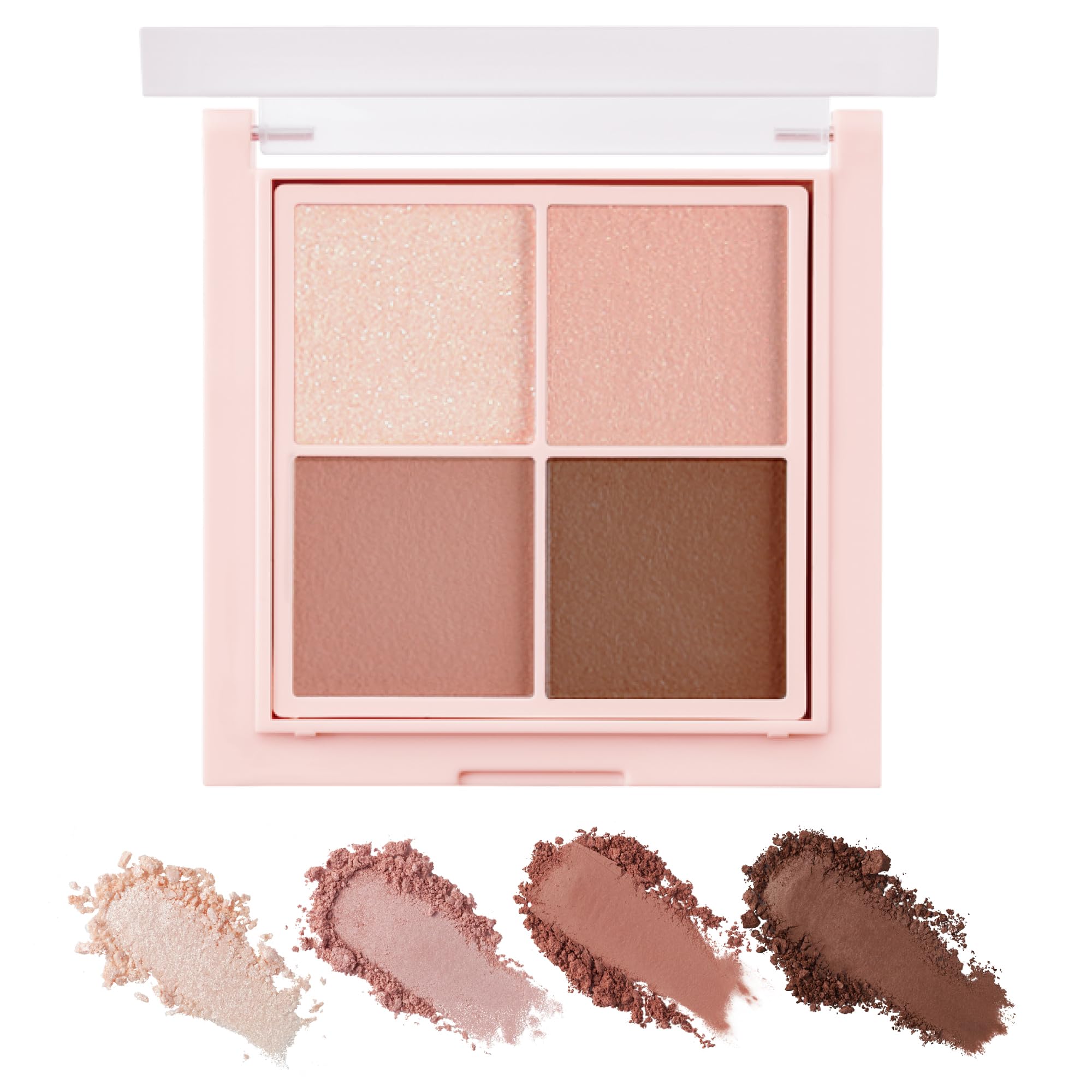 【公式】upink (ユーピンク) シャインオンステージアイパレット 01 ラブストーリー 4.5g / しっとり 高密着 ふんわり発色 グリッター シマ— マット