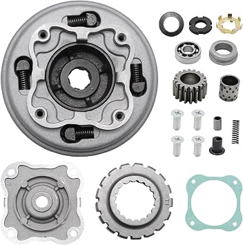 Heavy Duty Manual Clutch Set, Replacement for 50cc 70cc 90cc 110cc 125cc Dirt Pit Bikes, Complete Clutch Assembly for Improved Performance