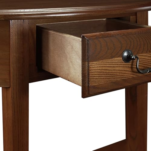 Vista 40 de Leick Home Beckett 24032 Beckett - Soporte de pasillo con estante para sala de estar, pasillo, entrada, antracita/peltre