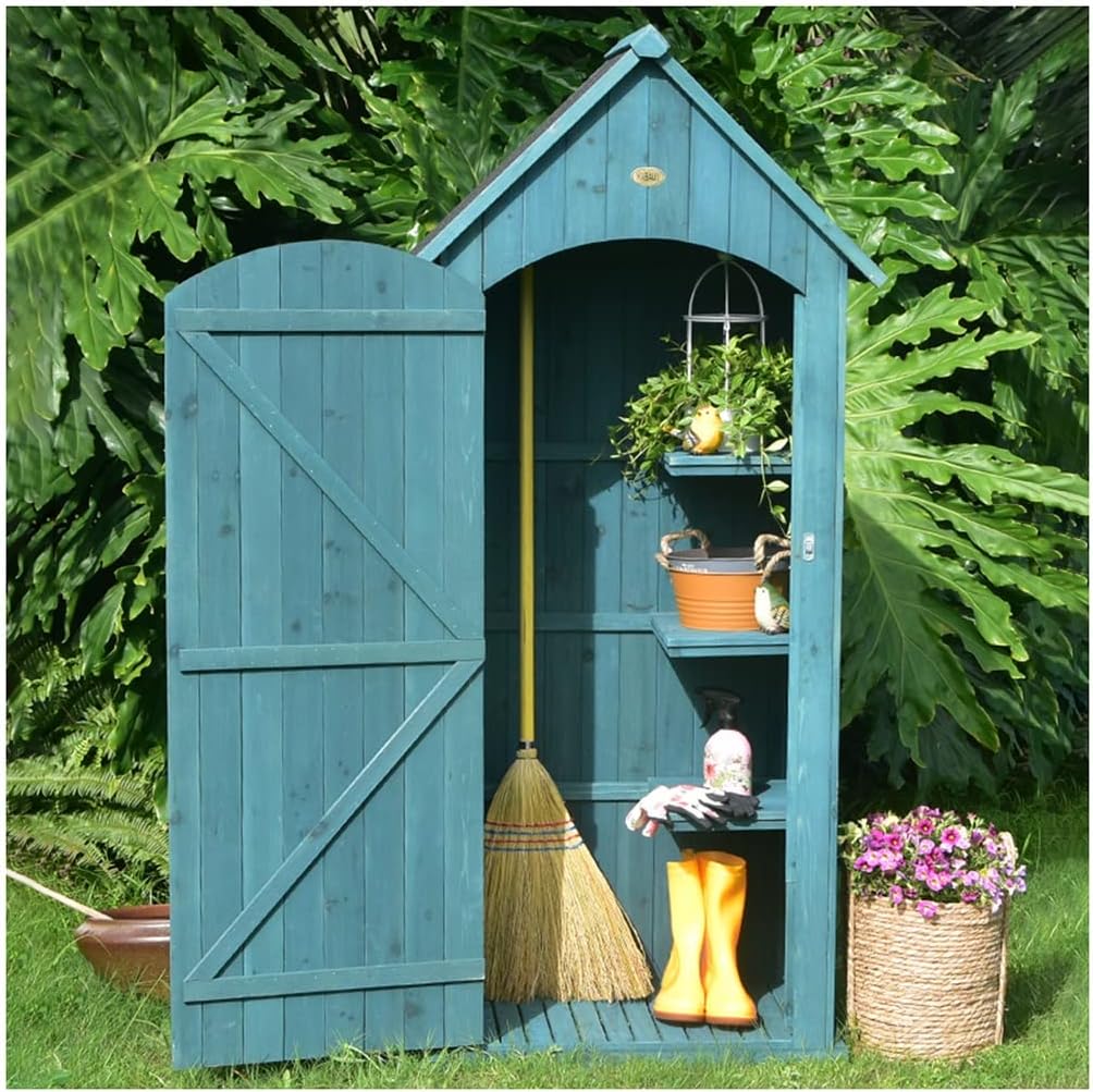 Garden Storage Shed Outdoor Patio Wooden Storage