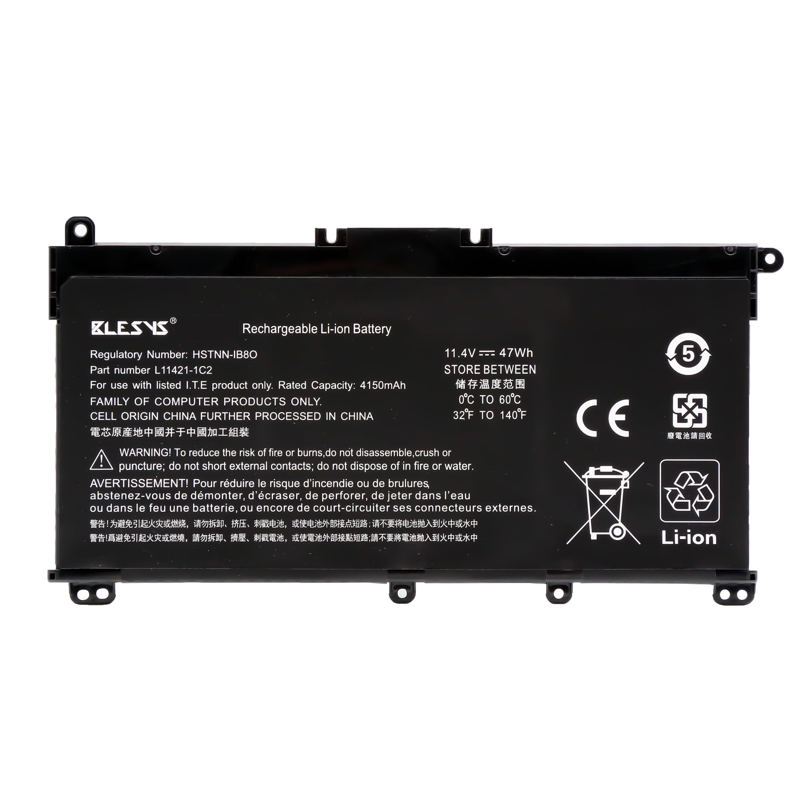BLESYS Batería portátil para HP 14-dk0xxx 14-dk0001ns 14-dk0011ns 14-dk0002ns 14-dk0004ns 14-dk0009ns 14-dk0029ns 14-dk0030ns 14-dk1005ns 14-dk 14-dk1xxx 14-dk1