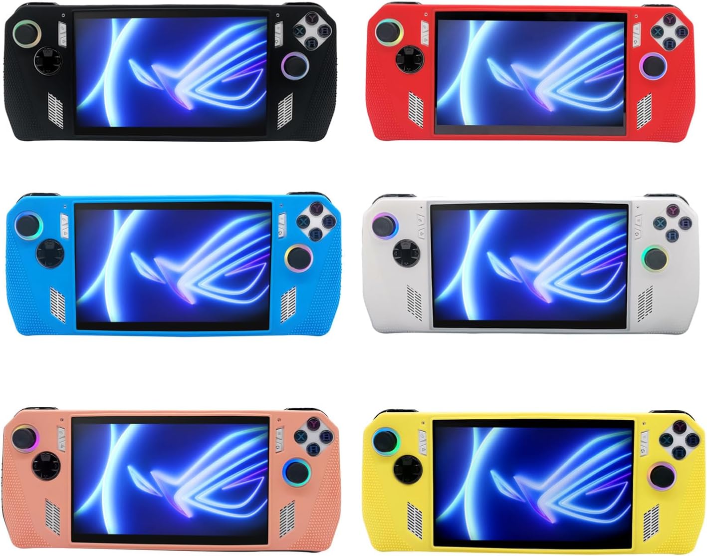 Compatible Soft Silicone for ASUSS ROG Ally Gaming Handheld Case,Soft Silicone Case Dustproof Lightweight Cover for Rog Ally Gaming Console Protector Case