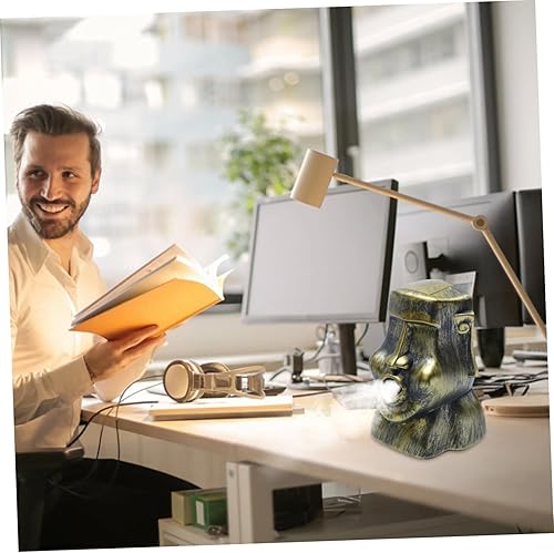 Miniatura 3 de DOITOOL Moai Humidificador Difusor de aroma con aceites esenciales Humidificador para Cuarto Difusores para aceites esenciales Difusor Humidifer