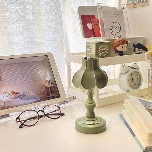 Miniatura 4 de Lámpara recargable por USB, lámpara de flor de loto para niñas, lámparas para dormitorios, lámpara de noche, lámpara de flor de loto, lámpara