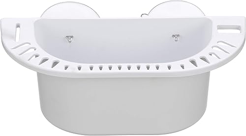 Seachoice Organizador de cabina con 3 ventosas para montar en cualquier servicio plano en el barco, color blanco