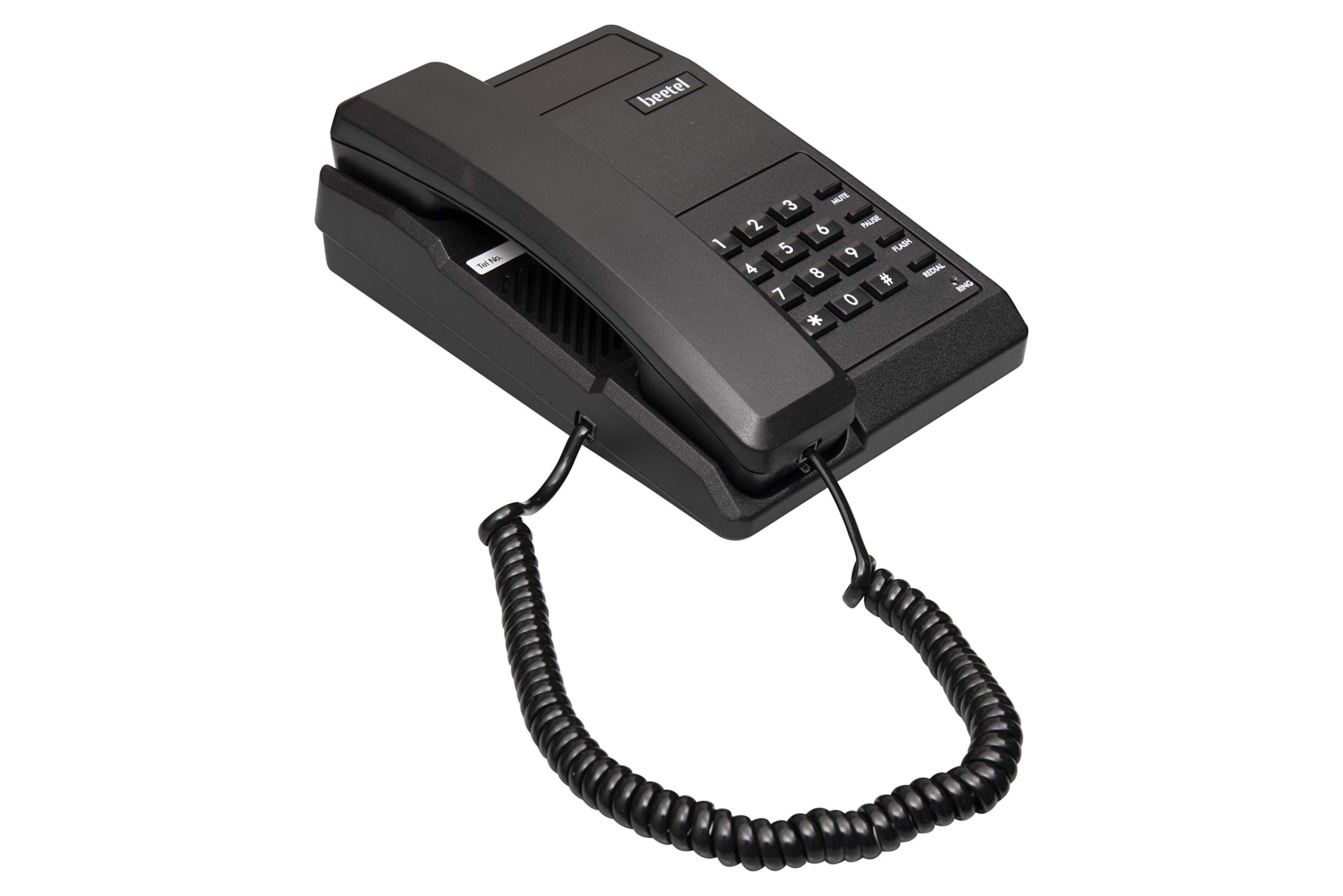 Beetel B11 Corded Landline Phone, Ringer Volume Control, LED for Ring