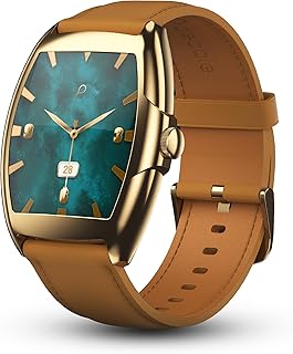 Pebble Regal Smartwatch, 1.77-inch True HD Display, Bluetooth Calling, Health Monitor, Sports Modes, Black (Brown)