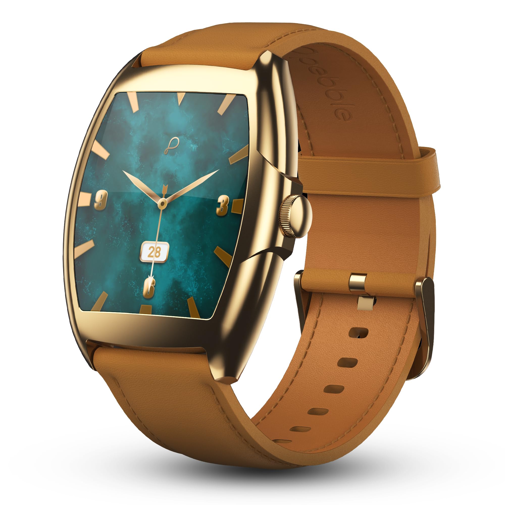 Pebble Regal Smartwatch, 1.77-inch True HD Display, Bluetooth Calling, Health Monitor, Sports Modes, Black (Brown)-image-19