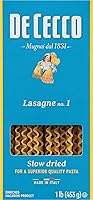 Vista 2 de De Cecco Pasta de sémola, lasaña No.1, 1 libra