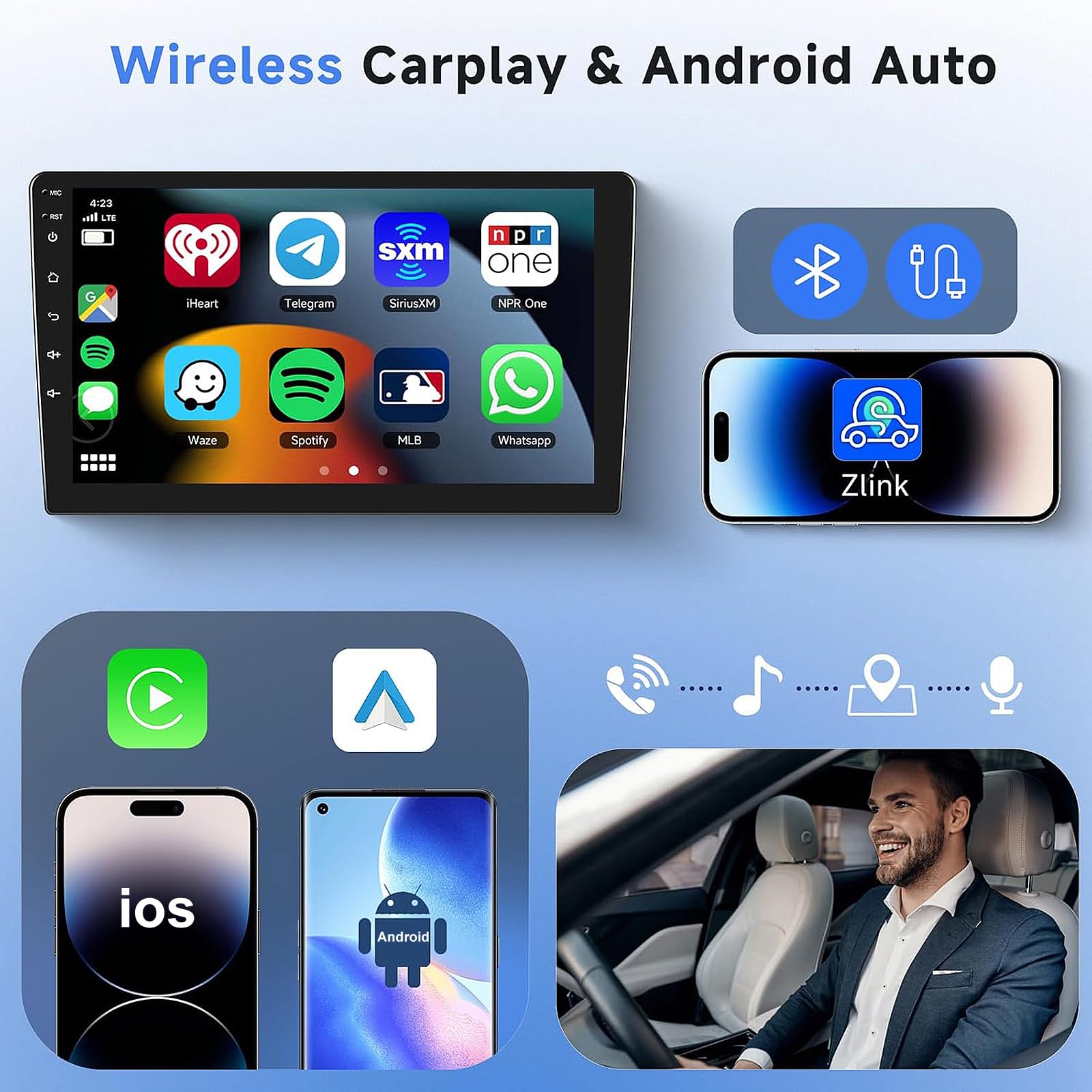 Radio Samochodowe z Systemem Android 15 do Su-zuki Vitara 2014-2018