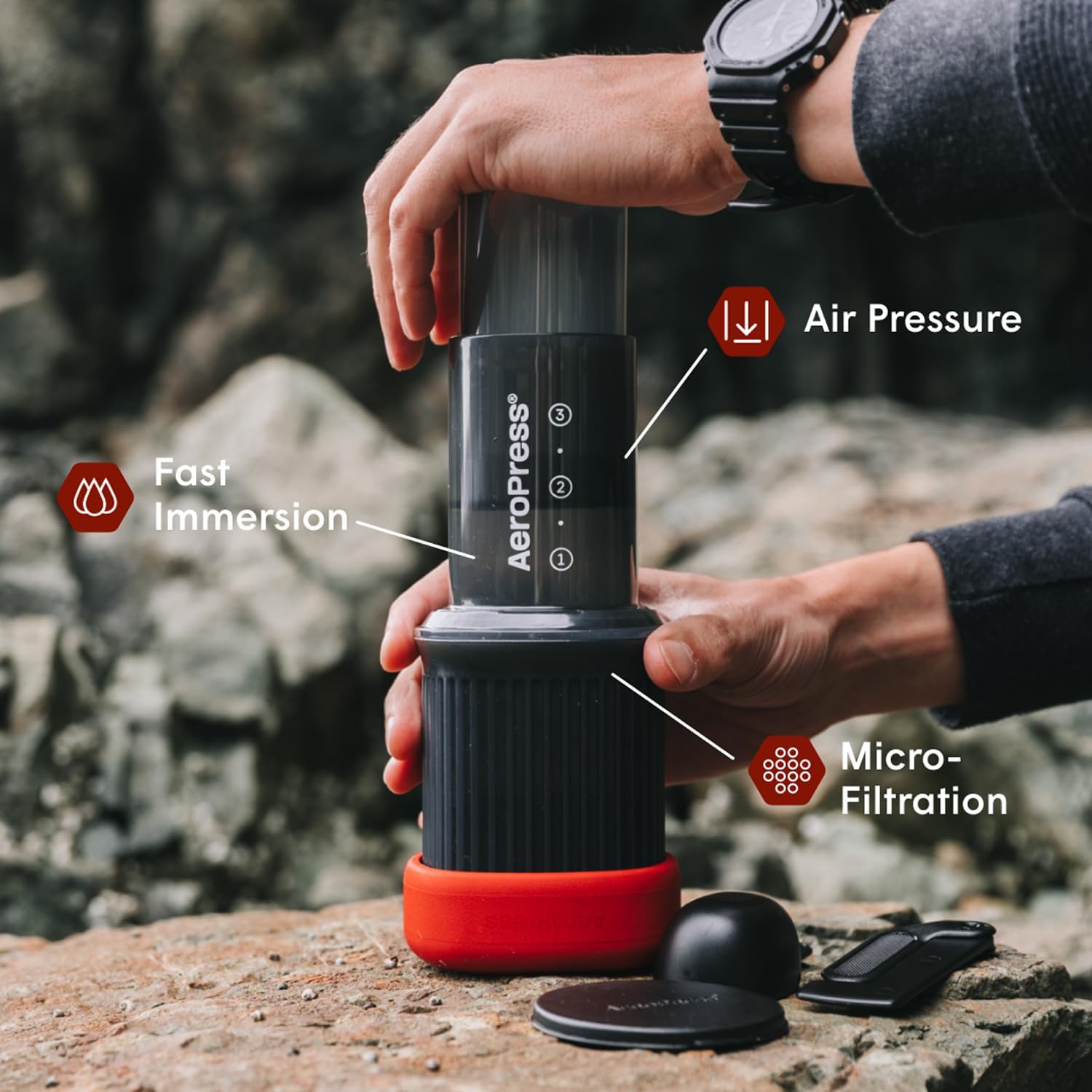 AeroPress Go Tragbare Kaffeemaschine 2