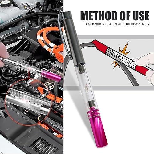 Miniatura 6 de Pack-1 - Bolígrafo de prueba de encendido para automóvil, detector de bujías de bobina de alto voltaje con bombilla, bolígrafo de prueba de bujía
