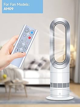 Dyson hot+cool 2023年製 AM09 リモコン付き Hot+Cool 【電池付属】ダイソン Dyson AM09 スペアリモコン 白