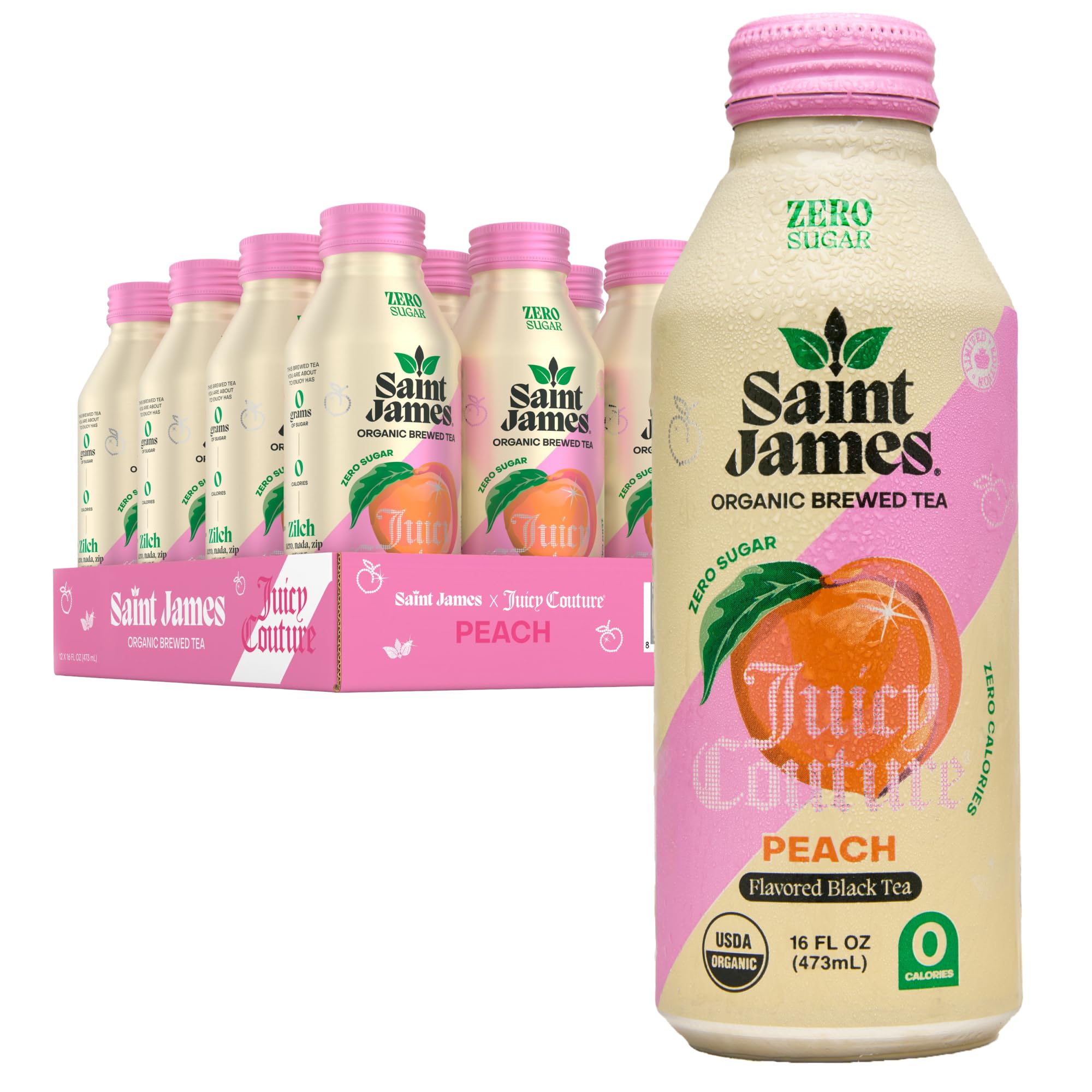 Amazon.com: Saint James x Juicy Couture Juicy Peach Organic Black