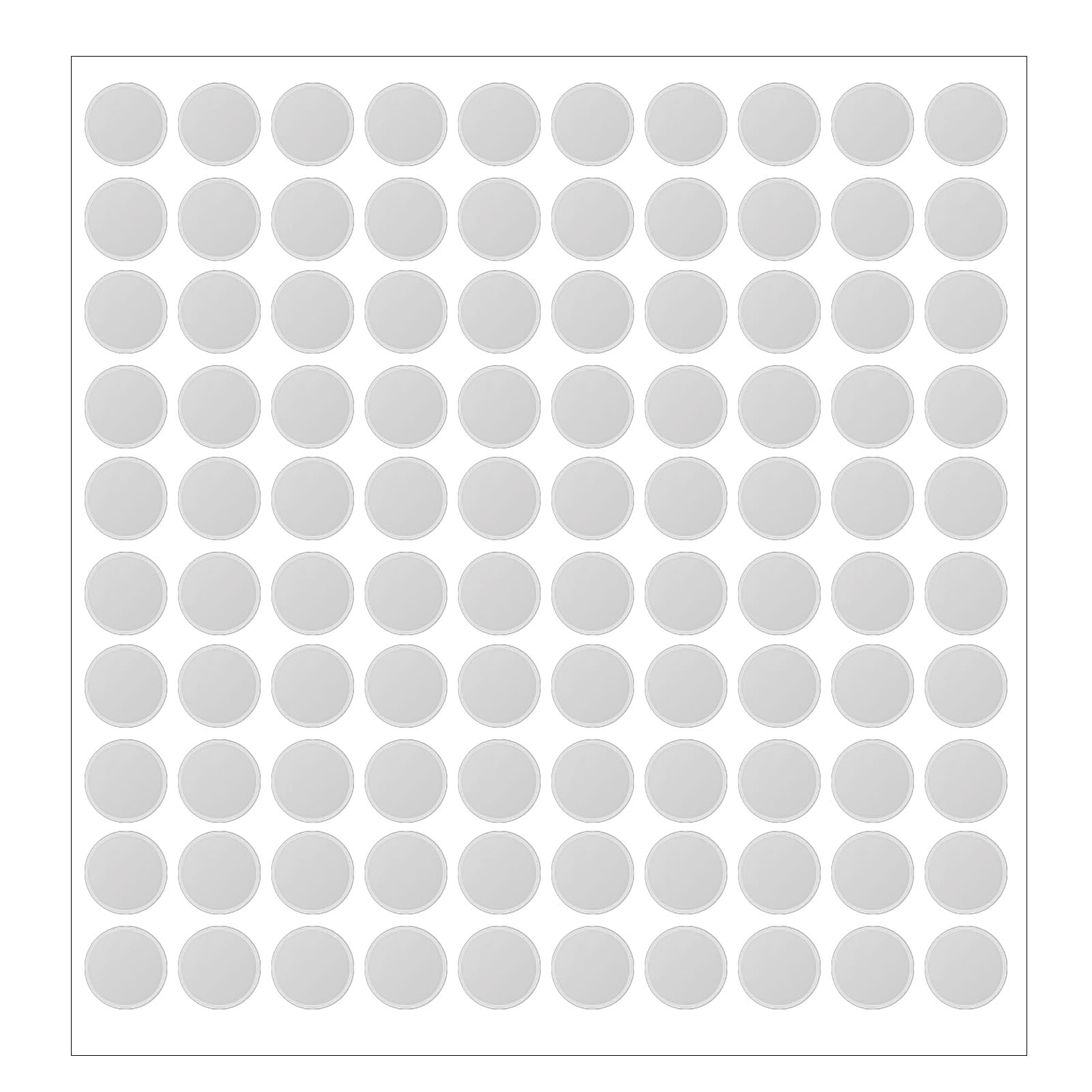 matumou 100Pcs Clear Double Sided Sticky Dots High Strong Viscosity Removable No Trace Widely Used DIY Adhesive Dots