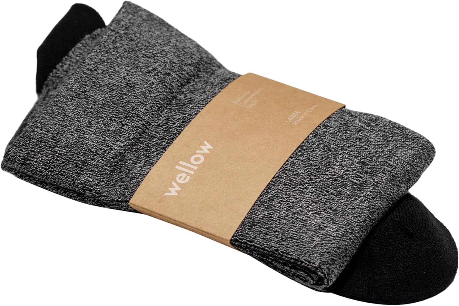 Wellow Premium Socks (Compression Socks - Regular) for Men & Women, Made with Viscose from Bamboo, Knee High, 18-25 mmHg