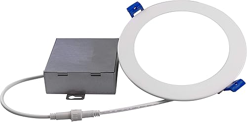 Miniatura 3 de NICOR Lighting DLE621204KRDWH - Kit de iluminación empotrada, color blanco