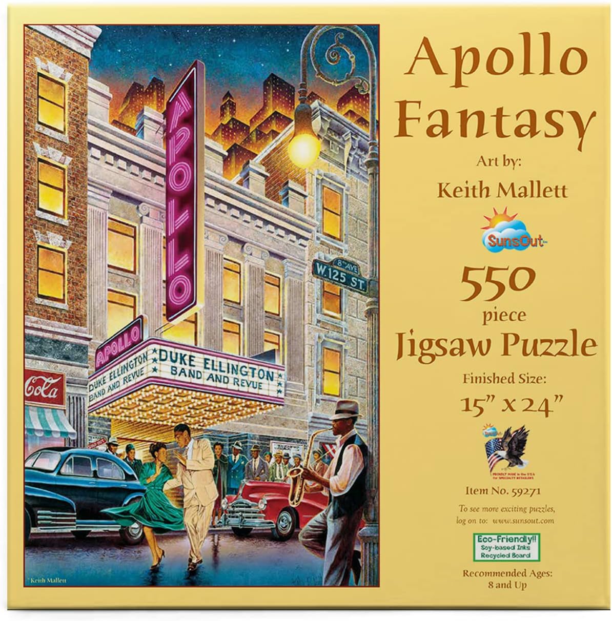 Onyx Professional SUNSOUT Onyx Angel 550-Piece Fantasy Jigsaw