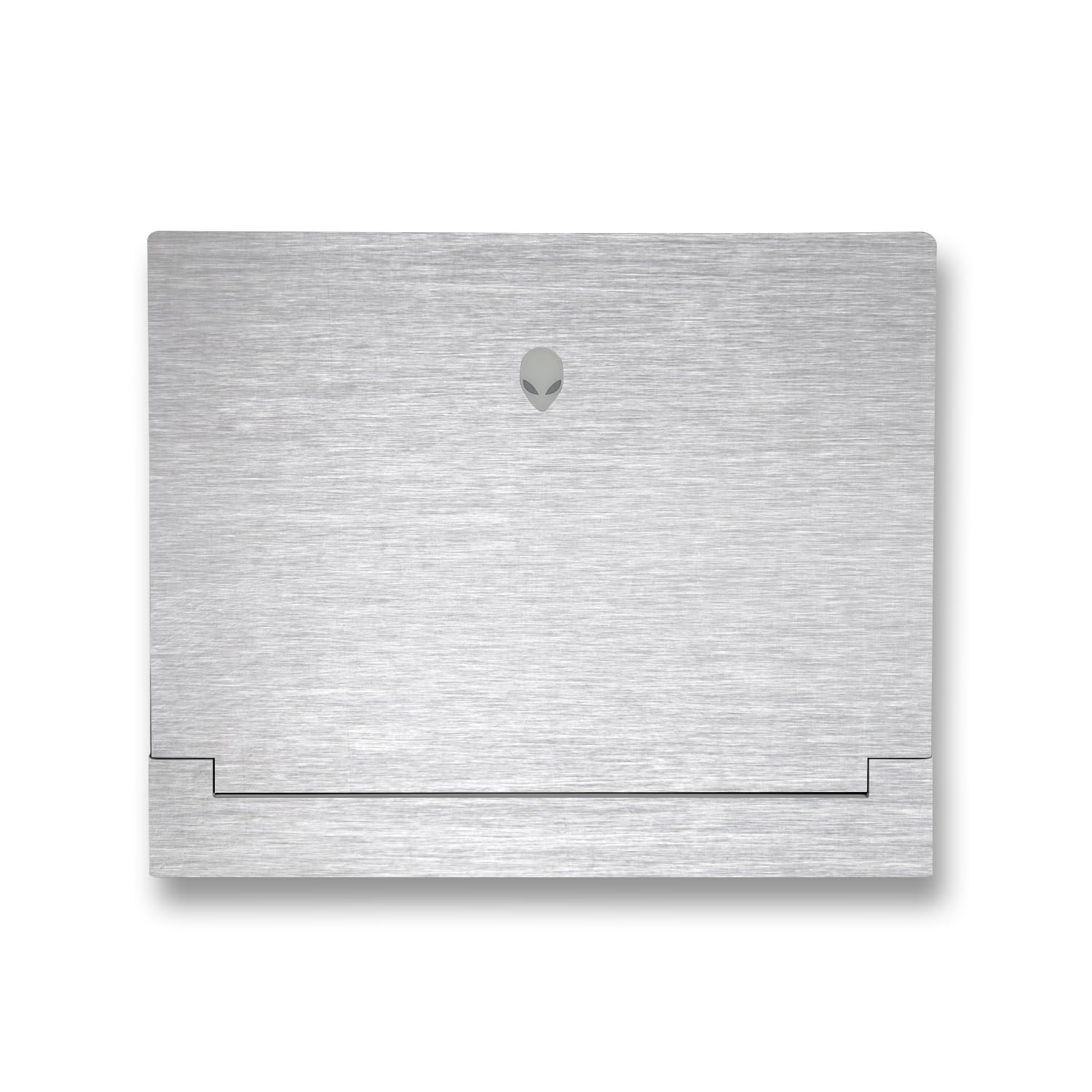 MightySkins Skin Compatible with Alienware X14 R2 (2023) Full Wrap Kit - Brushed Aluminium | Protective, Durable, and Unique Vinyl Decal wrap Cover | Easy to Apply &amp; Change Styles | Made in The USA