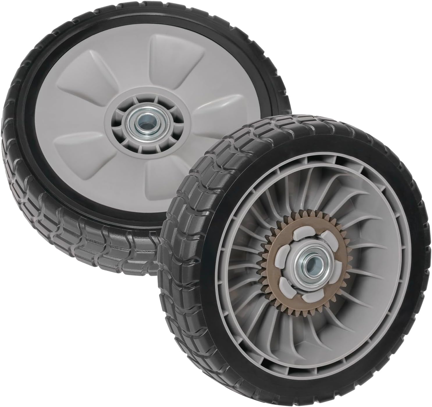 2 Pcs HRR216 Lawn Mower Rear Wheels Kit Fit for Honda HRR216 HRS216 HRT216 HRM216 HRN216 Walk-behind Lawn Mower 8" Back Drive Wheels Replace for 42710-VE2-M02ZE