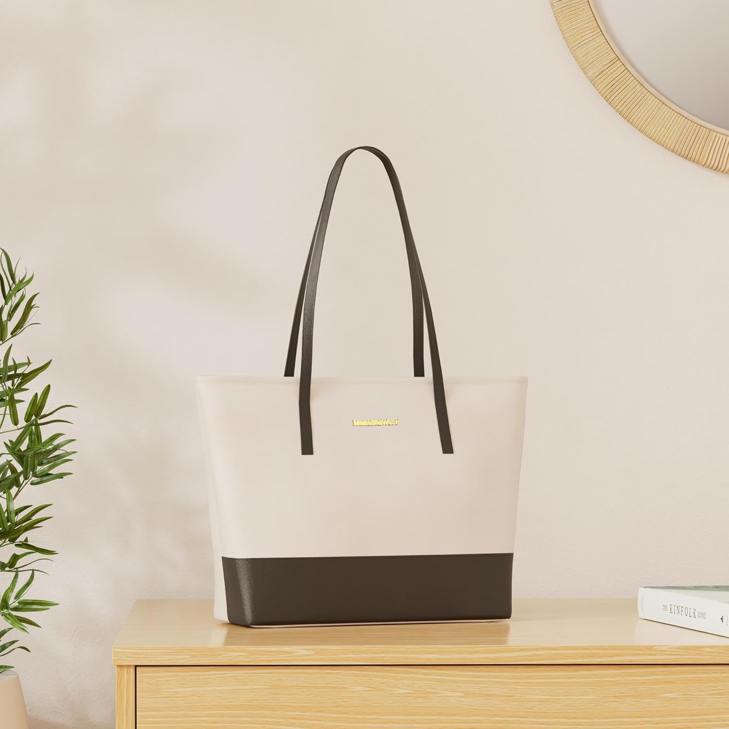 Montana West Tote Bags Vegan Leather Purses and Handbags for Women Top Handle Ladies Shoulder Bags - Image 3