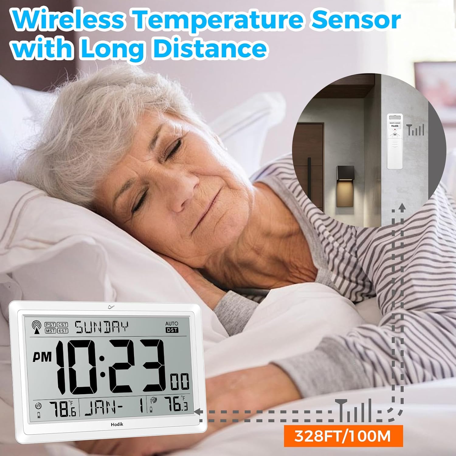 HODIK Atomic Clock automatic time adjustment features