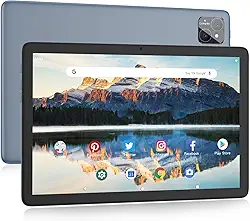 Tablet PRITOM TAB11, 10 polegadas, Octa-Core, Android, 128 GB, Wi-Fi 6, Tela HD IPS, Câmera Dupla, Bluetooth, FM, USB C, com Capa
