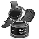 Root Touch Up Instantly Gray Coverage Hairline Powder, Conceal Hair Loss and Thinning For Women Men, Hair Fibers (Black)