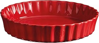 Emile Henry Plato de Pastel, Cerámica, Grand Cru, 28 x 28 x 5,5 cm