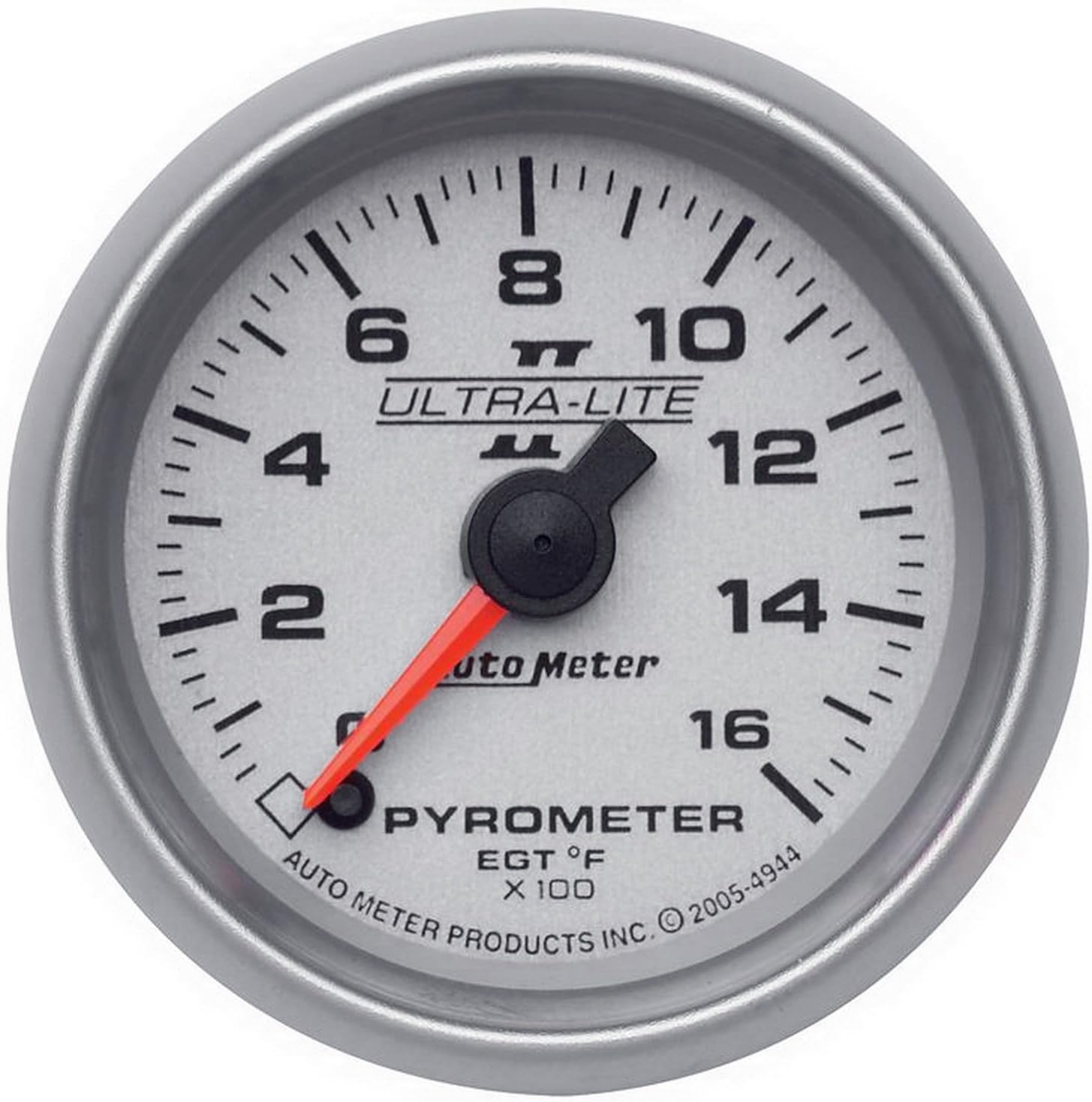 Auto Meter 4944 Ultra-Lite II 2-1/16" 0-1600 F Full Sweep Electric Pyrometer