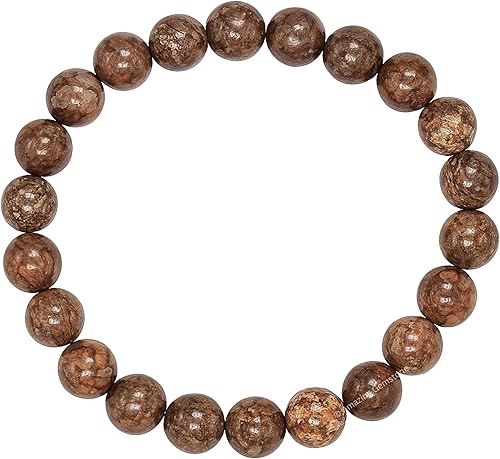 Miniatura 419 de Amazing Gemstone Pulsera de cristal para mujeres y hombres, pulsera de cristal curativo de protección, pulsera elástica con cuentas de piedras