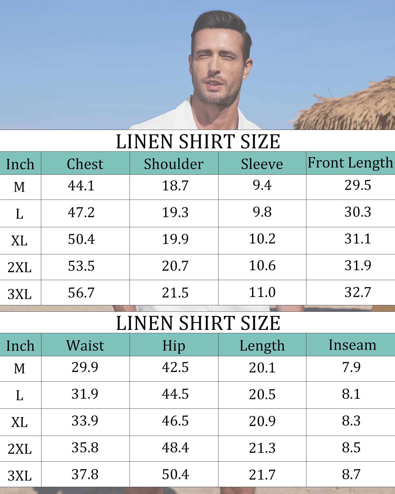 YAOHUOLE Conjunto de camisa y pantalones cortos de algodón y lino para hombre, conjunto de 2 piezas, ropa casual de verano, vacaciones, playa, trajes de boda