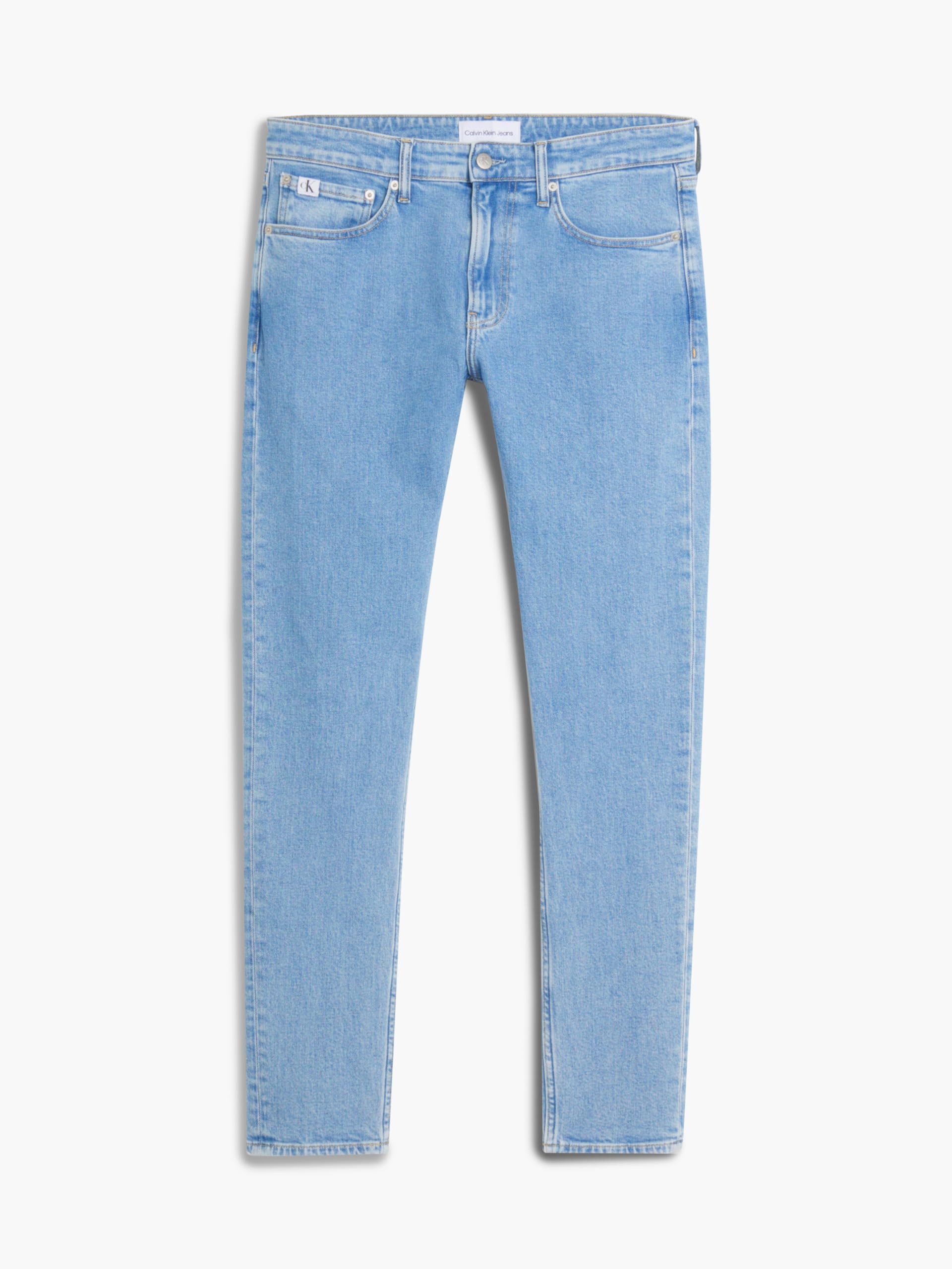 Calvin Klein Men’s Slim Tapered Fit Jeans, Blue (Denim Light), 32W/32L