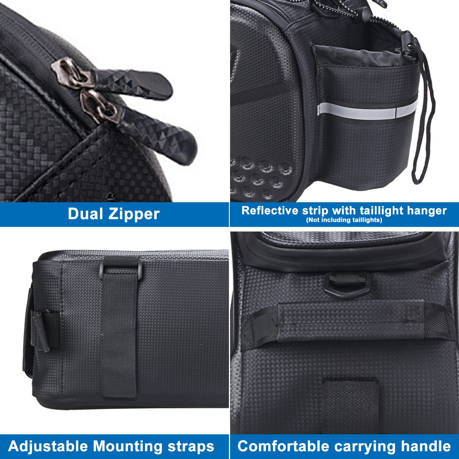 Sacoche Vélo Siege Velo Pour Velo Electrique Sac de coffre de vélo imperméable e