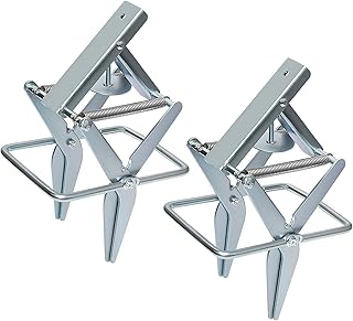 2 Pack Easy Set Mole Eliminator Trap, Mole and Gopher Trap, Galvanized Steel Mole Trap,(Black) (Silvery)