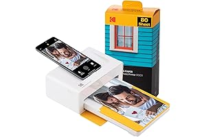KODAK Dock Plus 4PASS Instant Photo Printer (4X6 Inches)