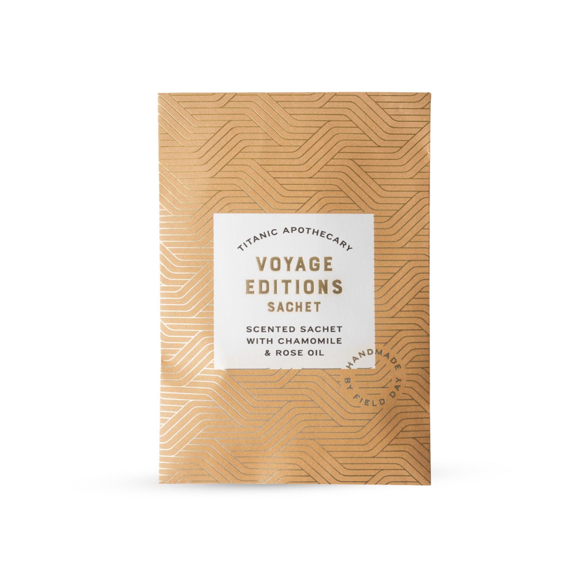 Field Day - Titanic Rose Scented Sachet - Drawer & Wardrobe Freshener - Vegan & Cruelty Free - Chamomile & Rose Oil Fragrance - Air Freshener for Bedroom, Bathroom, Storage or Car