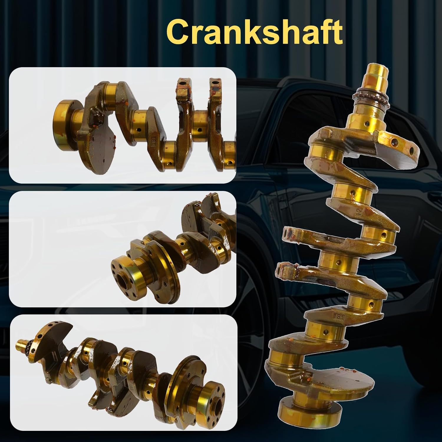 G4FD 1.6 Crankshaft Rods & Bearing Kit Fit for Hyundai Accent Veloste Kia Rio Soul 1.6L 2012-2019 23110-2B610 231102B610