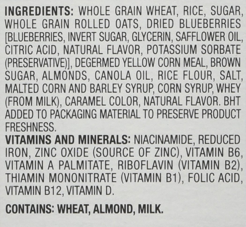 Post Great Grains Blueberry Morning Cereal, 13.5-Ounce Boxes (Pack of 4)