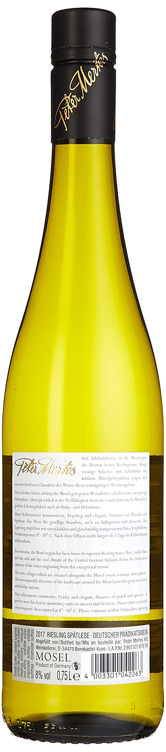 Peter Mertes Gold Edition Riesling Spätlese süß (6 x 0,75l)