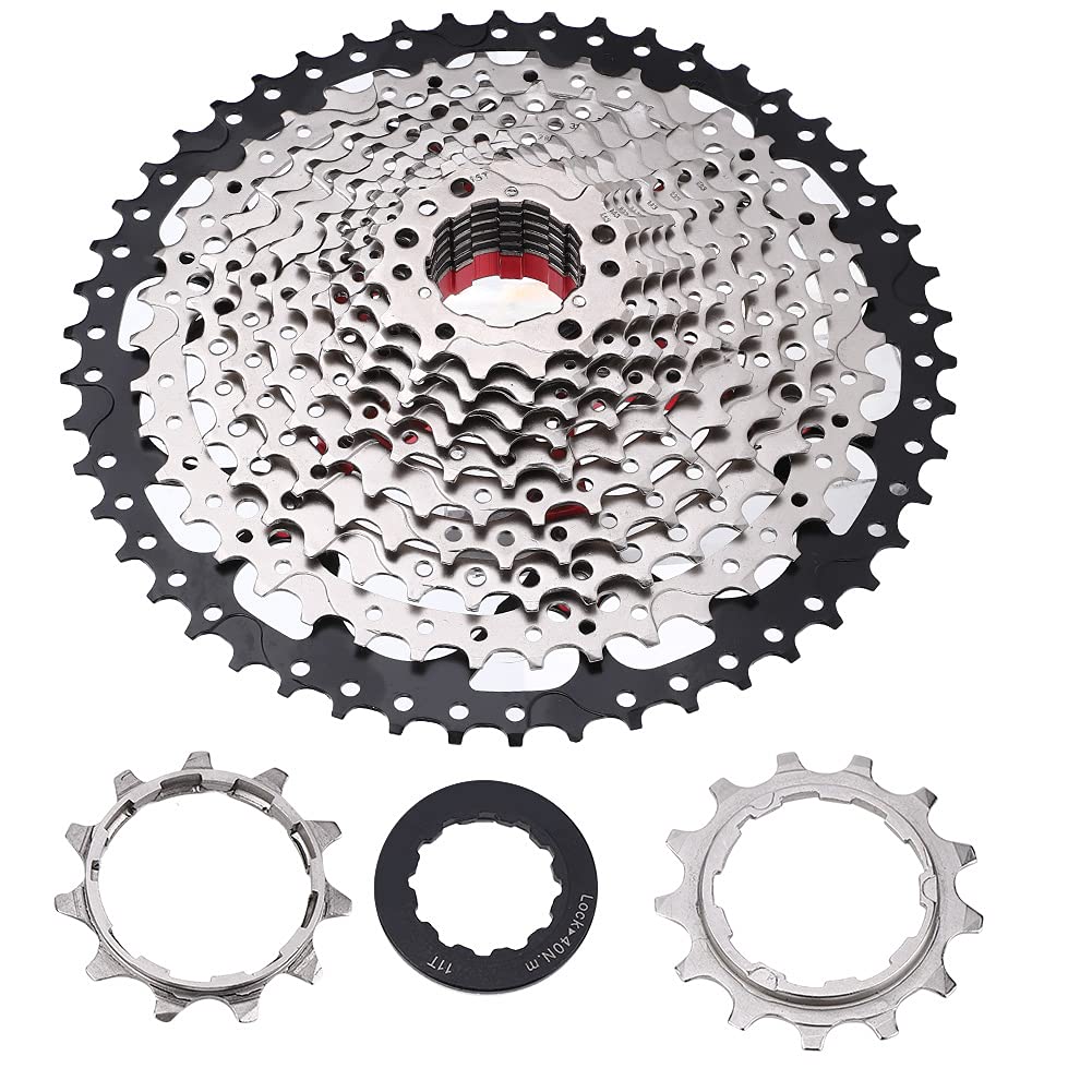 Pignone per Bici a Ruota Libera in Acciaio, 9/10/11/12 velocità 32/36/42/46T Cassetta a Ruota Libera per Bici da Strada Accessori per la Sostituzione della Bicicletta