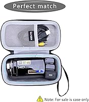 Vista 6 de LTGEM - Estuches para videocámara compatibles con Kimire/SEREE/LOENTIR/VETEK/OLESIT videocámara (interior: 6.4 x 2.8 x 3.3 pulgadas), solo funda