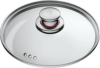 WMF Quality One pokrywka na garnek 20 cm, szklana pokrywka z metalowym uchwytem, odporne na wysokie temperatury szkło, nadaje się do mycia w zmywarce
