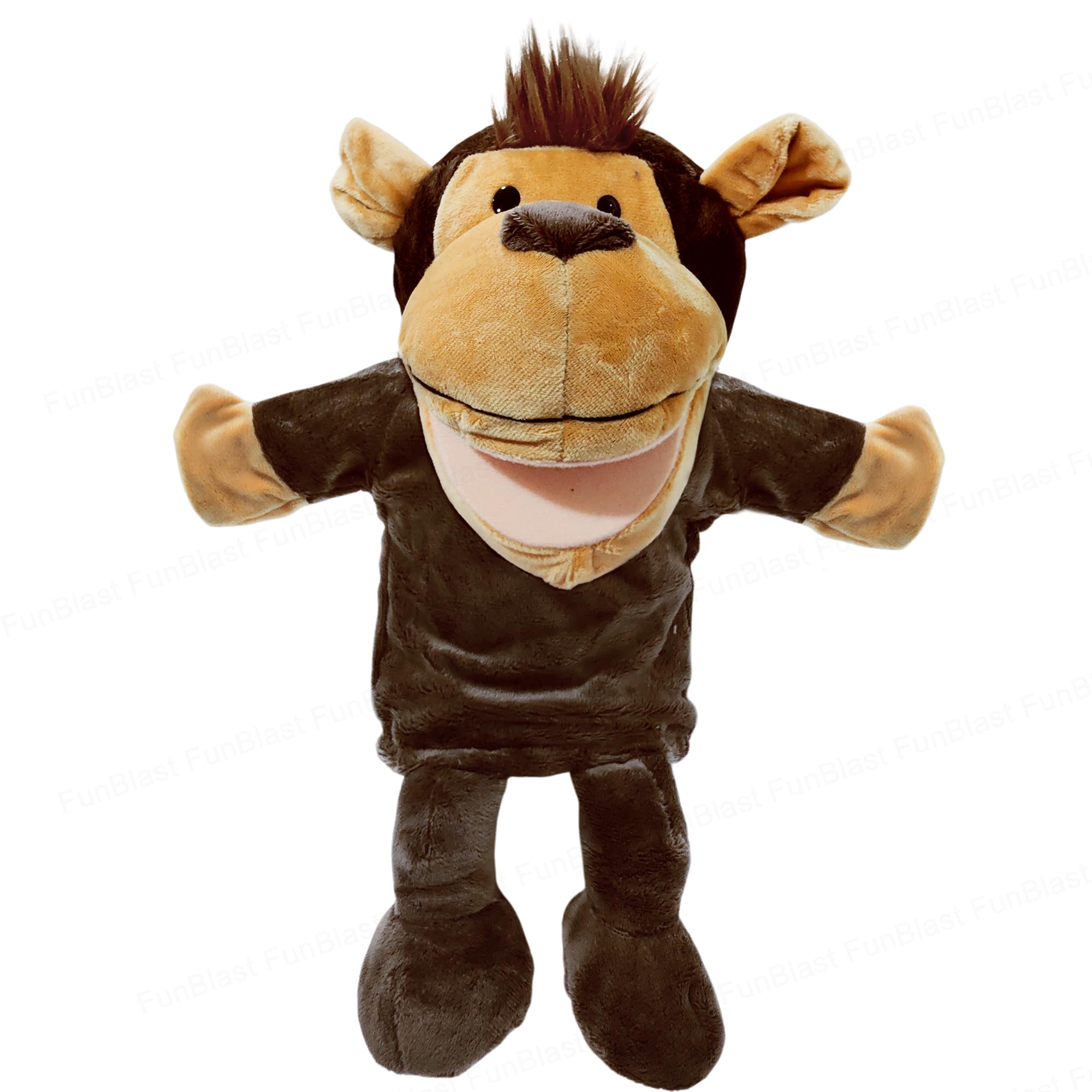 FunBlast Hand Puppets for Kids β Cute Animal Soft & Interactive Plush Monkey Puppets for Storytelling, Role Play & Learning Toys, Perfect for Toddlers & Children (Multicolor)