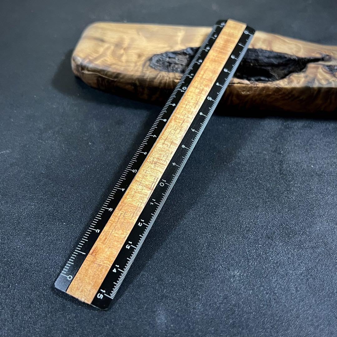 Amazon.co.jp: A231ハワイアンコア 美杢 カスタム定規 アルミandウッド 